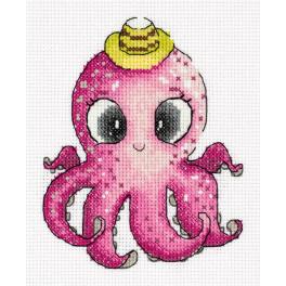 PA 8-370 Cross stitch kit - Charlie the octopus