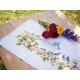 LPN -0173176 Cross Stitch Kit - Μπλε βυζιά και άνθη