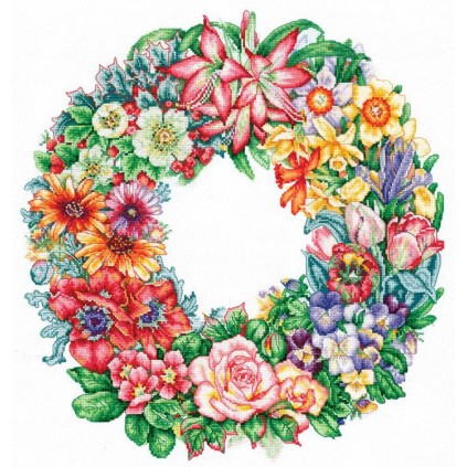 SANT -15 Cross Stitch Kit - Triumph of Flowers