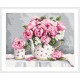 AN 10461 Tapestry Aida - Porcelain peonies