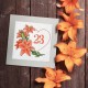 Zu 10342 Cross Stitch Kit - Syntymäpäiväkortti - Sydän liljojen kanssa