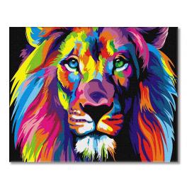 PC4050307 Painting by numbers - Rainbow lion