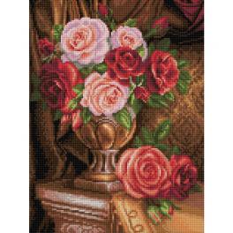 M AZ-1731 Diamond painting kit - Noble roses
