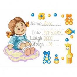 S 8284 Cross stitch pattern for smartphone - Anne's welcome