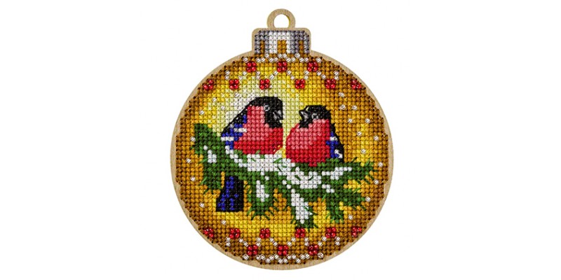 embroidery on plywood
